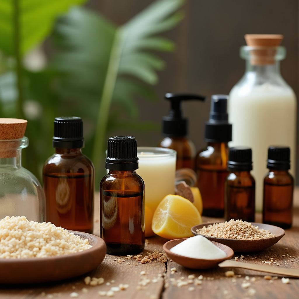 Essential oil blending at Solterra workshop