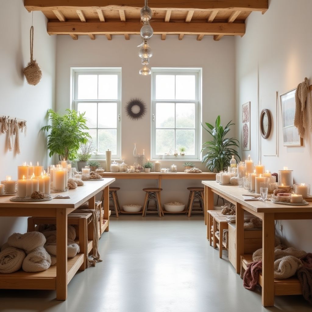 Solterra Candles workshop space